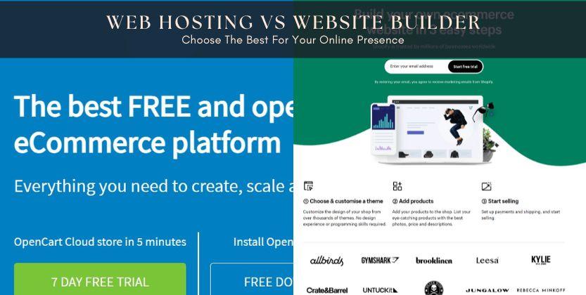 Read more about the article Web Hosting Vs Website Builder | The Best Option in 2025
