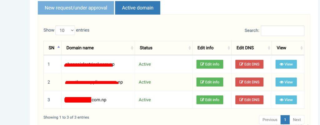 Domain Name Approved
