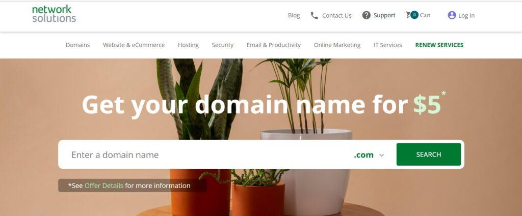 Network Solutions: Best Domain Registrar Solution