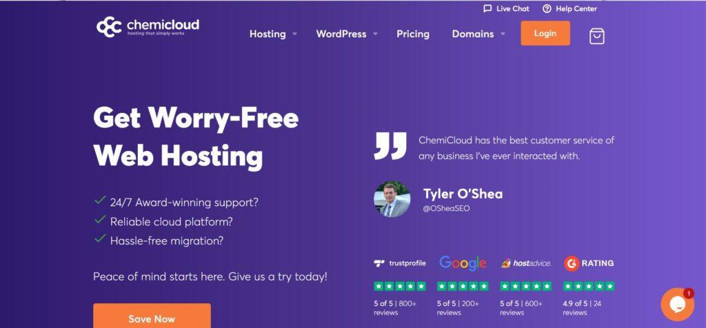 Chemicloud Web Hosting
