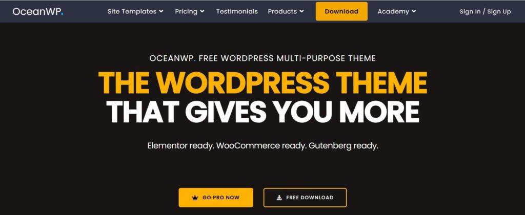 WordPress OceanWP Theme